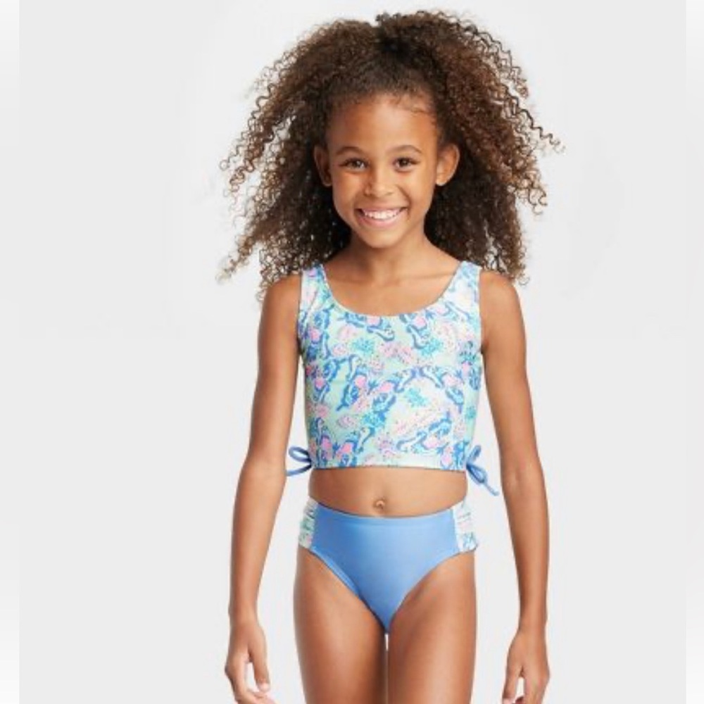 Girls' Butterfly Tankini Set- Cat & Jack